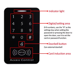 ID/IC card strisciata Mini controllo accessi macchina controllo accessi password integrato sistema di controllo accessi elettronici - Product Image 5
