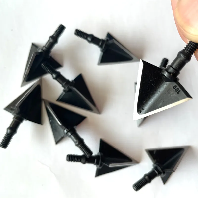 Hitop Kustom 100Gr 125Gr 3 Pisau Panahan Expanibale Broadheads Panah untuk Dijual