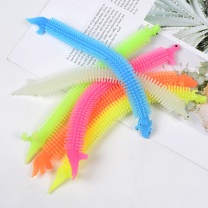 独角兽压力线儿童感官毛绒玩具在黑暗中发光橡胶制成 - Product Image 3