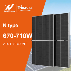 Trina en büyük Bifacial GÜNEŞ PANELI 710W 700W 690W 685W yarım hücre güneş 10kw fiyat