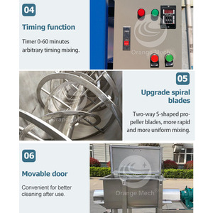 Orme เครื่องผสมผงในแนวนอน5ตัน1.2ผสมผงถ่านเปียกเพลาคู่ - Product Image 4