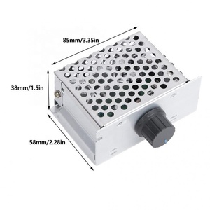 1200W DC-Drehzahl motor regler PWM Stepless Pace Adjustment Spannungs regler schalter 9-60V 20A DC-Motor regler platinen modul