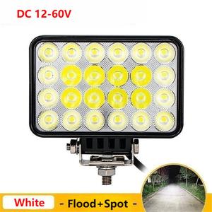ไฟ LED รถแทรกเตอร์ทํางาน 72W อุปกรณ์เสริมในรถยนต์ไฟหน้ารถแทรกเตอร์แถบไฟ LED กําลังสูงขับรถไฟตัดหมอกพร้อมไฟฟลัดไลท์ - Product Image 2