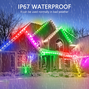 OEM ODM LED String Modul Pixel Licht RGB 12V IP68 Wasserdichte RGBIC Traum farbe Outdoor Weihnachts ferien LED Pixel Point Lights - Product Image 5