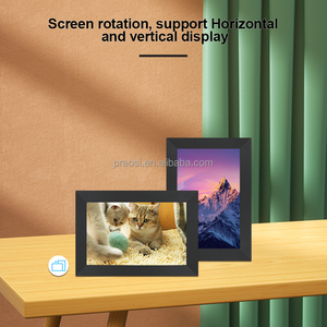 Alta qualità da 10 pollici <span class=keywords><strong>WiFi</strong></span> cornice digitale acrilico Touch Screen funzione orologio carica istantaneamente foto video Frameo marca
