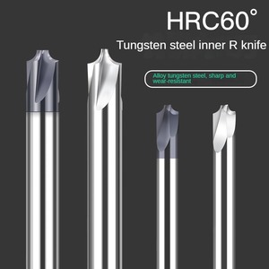 Sert kaplama ark açısı dış ters şekillendirme R Co ile sert alaşım Tungsten çelik iç R freze kesicisi - Product Image 4