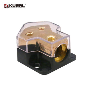 Toma de corriente de audio para coche, entrada 2GA, 2 x 4GA, cable de alimentación de cobre puro, divisor de asiento - Product Image 3