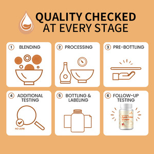 Bán buôn dành cho người lớn thể thao dinh dưỡng giảm cân ruột sức khỏe APPLE CIDER dấm chế độ ăn uống bổ sung máy tính bảng 180 máy tính bảng/chai - Product Image 5