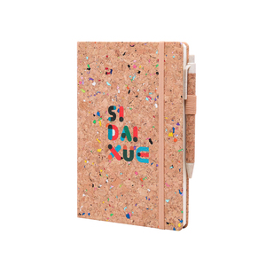 A5 Journal cartonato personalizzato stampato Notebook con anello a penna e fascia elastica - Product Image 2