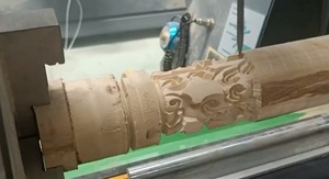 Enrutador CNC giratorio automático de 4 ejes, perfil giratorio 3D 3D para grabado de aluminio, sistema de Control Syntec, componentes de núcleo de Motor de engranaje - Product Image 3