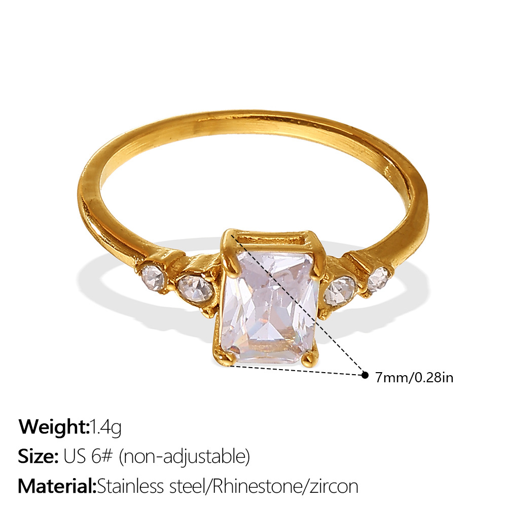 JZ166G6 Zircon Ring