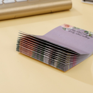 12pcs/set Sticky Note Message Note Flower Theme Fluorescent Paper Notepad Self-adhesive Decorative Sticker Custom Wholesale - Product Image 3