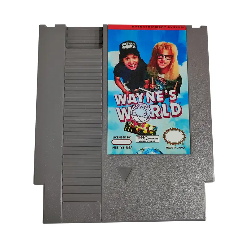 Cartucho de Videojuego para WAYN S WORLD NES para Consola de Juegos 8 BIT 72 PIN