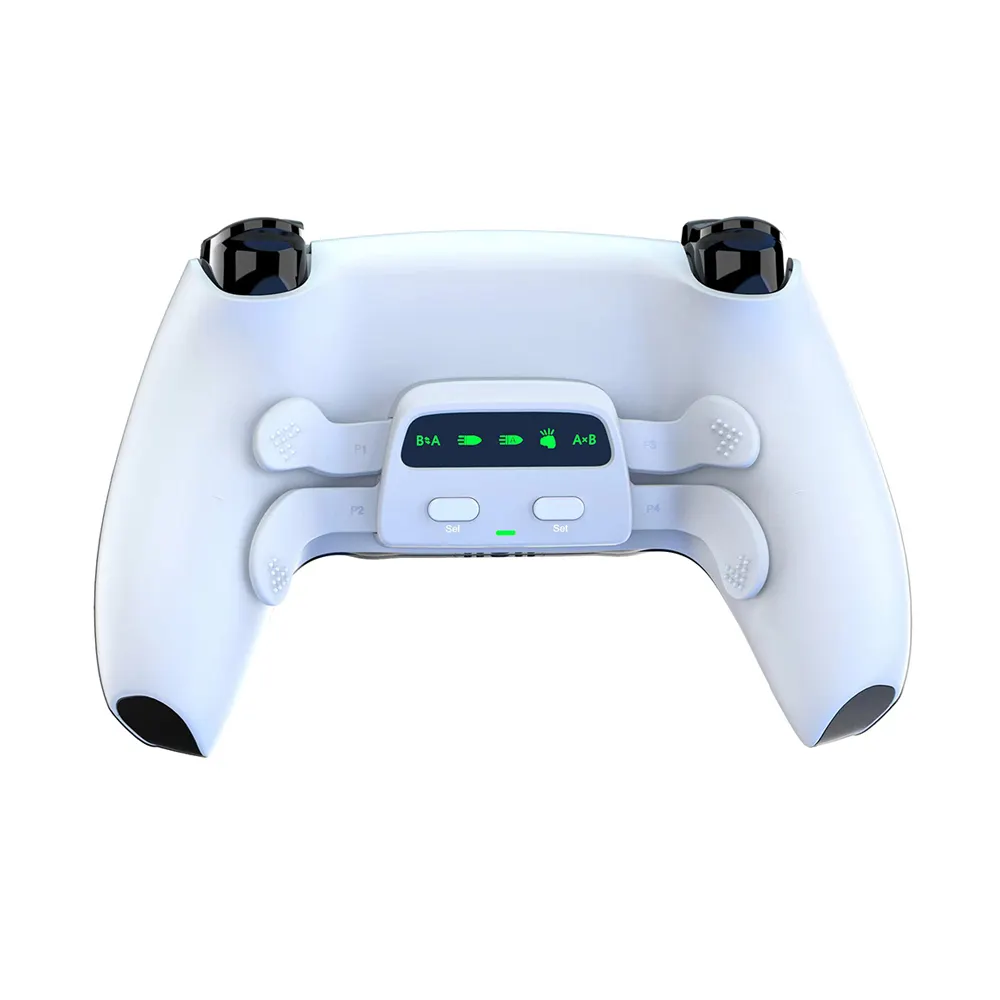 New Release For PS5 Controller Solid Back Shell With Drilled Holes Paddle Remapper Kit For PS5 Modified Back Paddle Kits