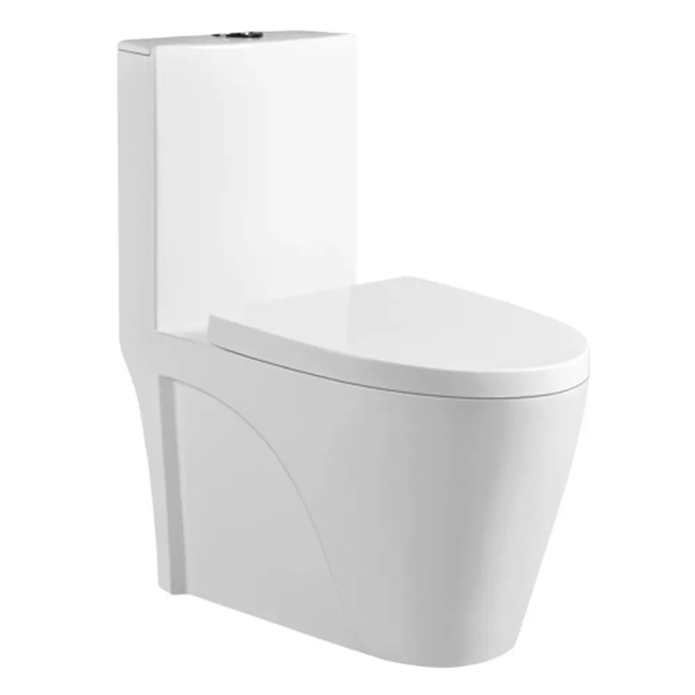 JOININ salle de bain siphonique toilette monobloc wc ralentissement toilettes en céramique JY1018