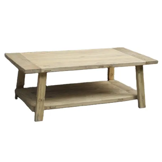 Asiatischer antiker Recycling-Holz-Massivholz-Couch tisch