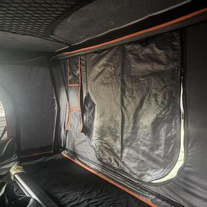 Factory Direct 1-2 Person Aluminum Hard-Shell Rooftop Tent with Canvas Fabric Great Hard and Thin <strong>Roof</strong> for Sale - Product Image 6