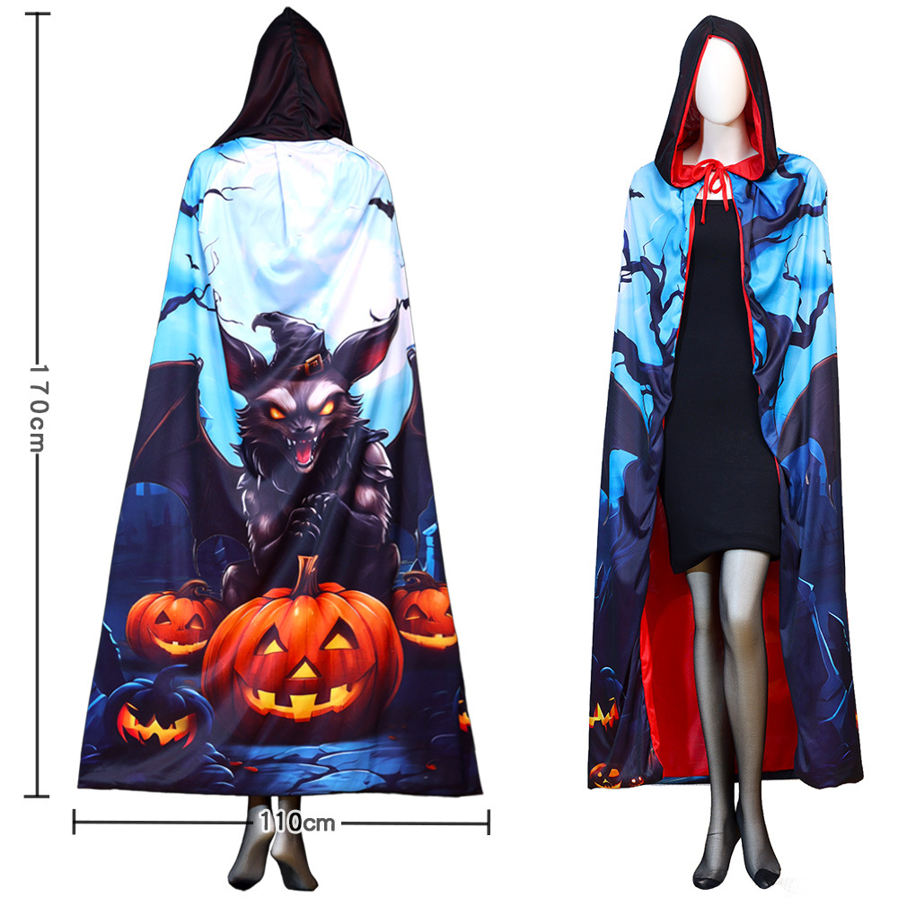 Pumpkin Bat Cloak-Large