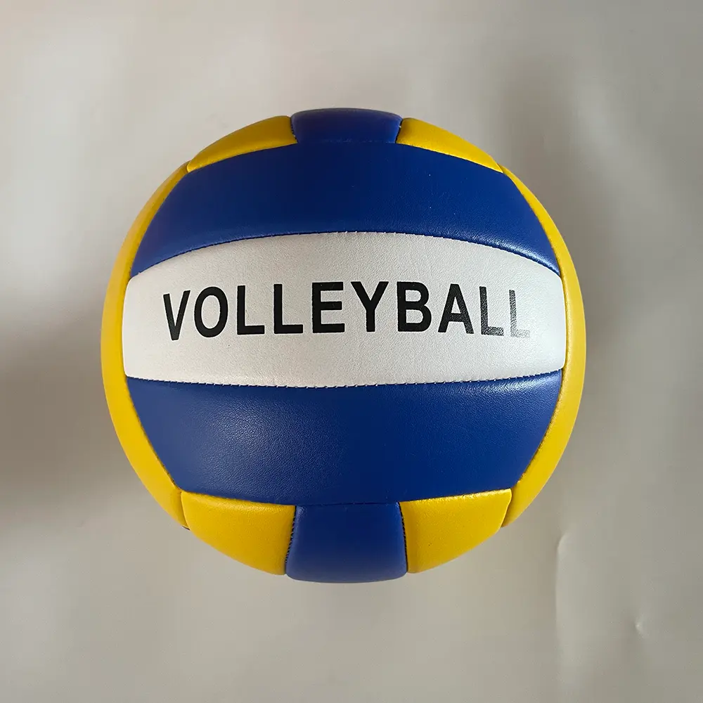 Benutzer definiertes Logo Indoor Training Volleyball bälle Offizielle Größe #5 Soft Touch Maschine Genähter Strand PVC Volleyball