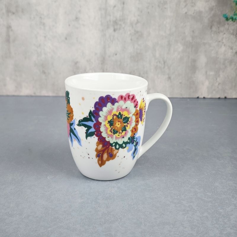 Classic Ceramic 16pcs Dinnerware Set New Style Full Floral Pattern New Bone China Dinner Set 3