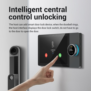 8-Inch Smart Home Audio Amplifier IPS Android Intelligent Control Tuya <strong>Zigbee</strong> Wall Mount Features Electric Background Music Host - Product Image 4