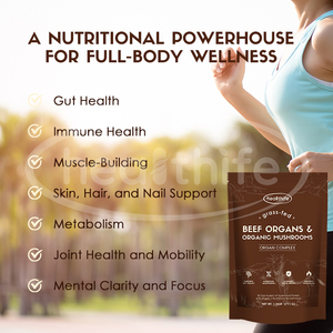 Yeni zelanda lal çim beslenen Protein tozu karmaşık takviyesi sığır organları organik mantar tozu - Product Image 2