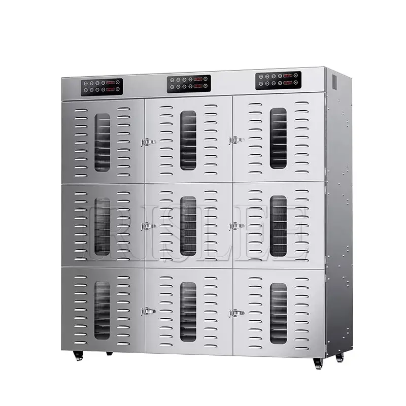 Điện Trái Cây Sấy Khô Rau Thực Phẩm Thịt Máy Sấy Và Thương Mại Thực Phẩm Dehydrator Máy 90 Lớp 220V 6400W