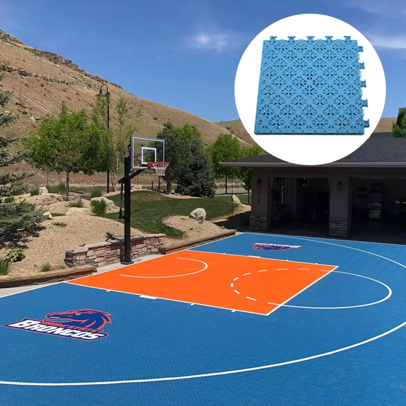 ZSFloor Offre Spéciale extérieure pp cour utilisé planchers de basket-ball pour vente avec DIY logo