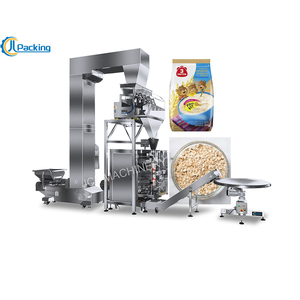 JCL Fully Automatic 4 Head Vertical 500g 1kg Packing Machine with Linear Weigher Oatmeal Premade Pouch Doypack Packaging Machine - Product Image 1