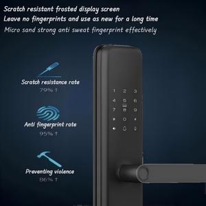 Tuya App Wifi cao an ninh thông minh khóa điện kỹ thuật số mật khẩu vân tay thẻ thợ khóa công cụ cho khách sạn/căn hộ - Product Image 4