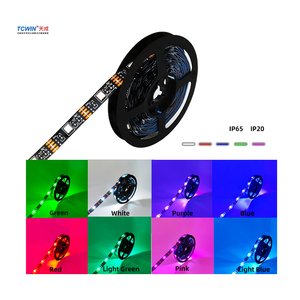tcwin RGB Led Strip Light Set Smart APP <strong>Remote</strong> Control Usb5v <strong>IR</strong> 24keys <strong>Remote</strong> Control Ip20 Ip65 30leds Waterproof Music Sync Tv Light