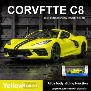Maisto-Chevy Diecast Alloy Model <strong>Car</strong> 1:24 CORVFTTE <strong>C8</strong> Alloy <strong>Car</strong> Model Door Can Open Decorate Metal Model High Quality Collection
