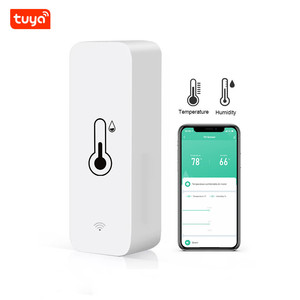 Smart Automation 2,4G WiFi Monitor de temperatura y humedad Compact Tuya App Alexa Control remoto Sensores de temperatura y humedad - Product Image 1