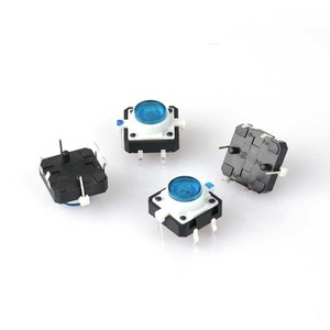 Mini 12*12 tact anahtarı ile ışık LED küçük 4p kırmızı yeşil turuncu beyaz 12*12*7.3 konumlandırma anahtarı - Product Image 2