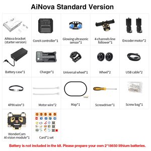 HiwonderAiNovaインテリジェントビジョンロボットカーグラフィカルパイソンプログラム教育機器 - Product Image 5