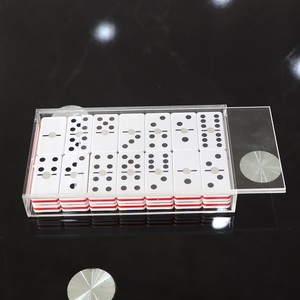 Профессиональный набор блоков домино, набор двухцветных акриловых домино, 6 9 цветов, для настольных игр казино - Product Image 2