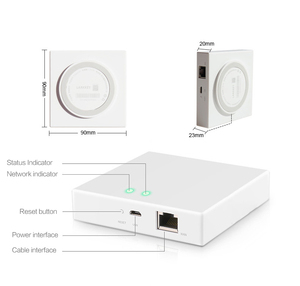 Zigbee Smart Home Gateway HA3.0 compatibile Tuya supporto intelligente Alexa e Google Home Factory Production per l'automazione domestica