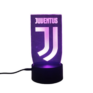 リモコン3D LEDナイトライトカラフルタッチフットボールクラブ装飾クロスボーダークリエイティブベッドルームプラグイン - Product Image 5