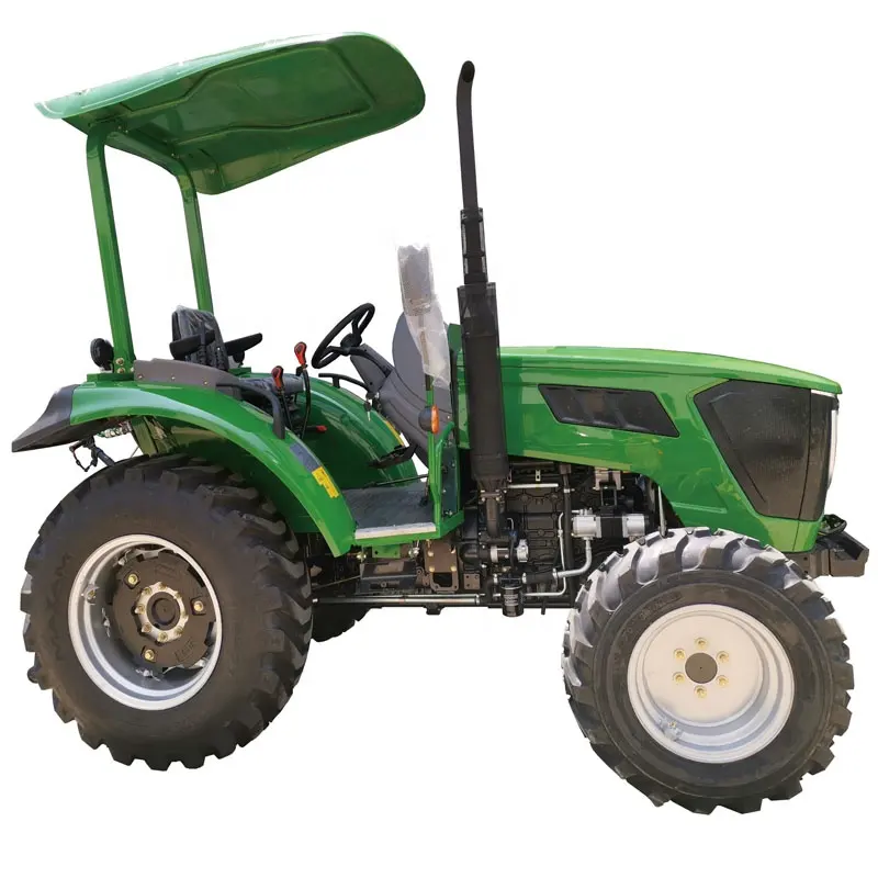 Tractor agrícola pequeño, tractor de jardín, 60 HP, dosel