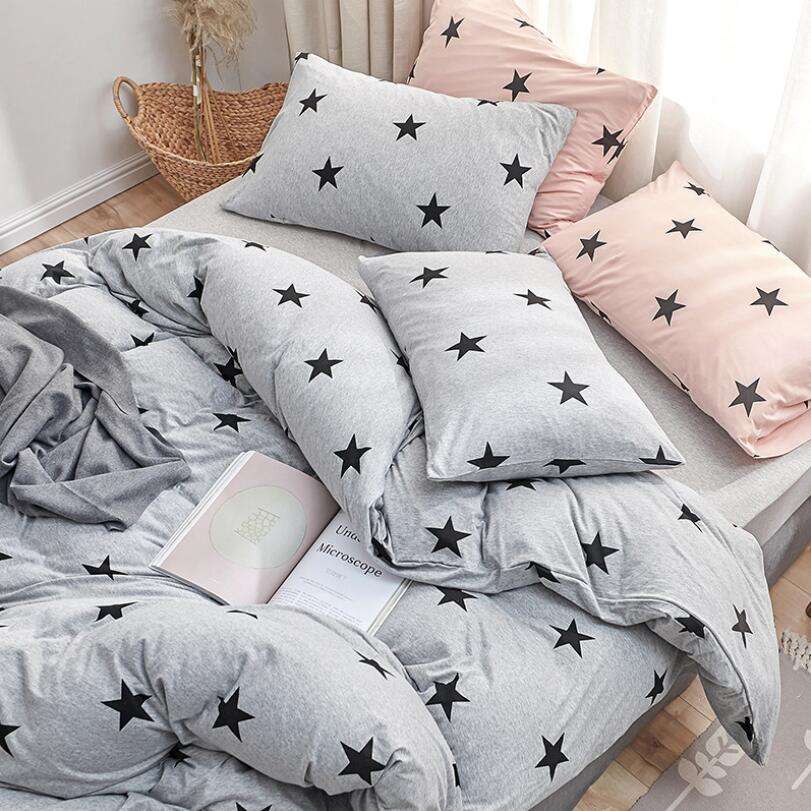 Custom Waterproof 100% Cotton modern bedroom set Fitted Bed Sheets Pillow Case bedroom bed set