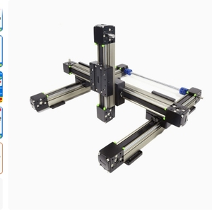 Customized XYZ Cross Gantry <strong>3</strong> <strong>Axis</strong> Synchronous Belt <strong>Linear</strong> Module Automated Adhesive Coating Step Servo-Bearing Core <strong>Linear</strong> <strong>Rail</strong> - Product Image 1