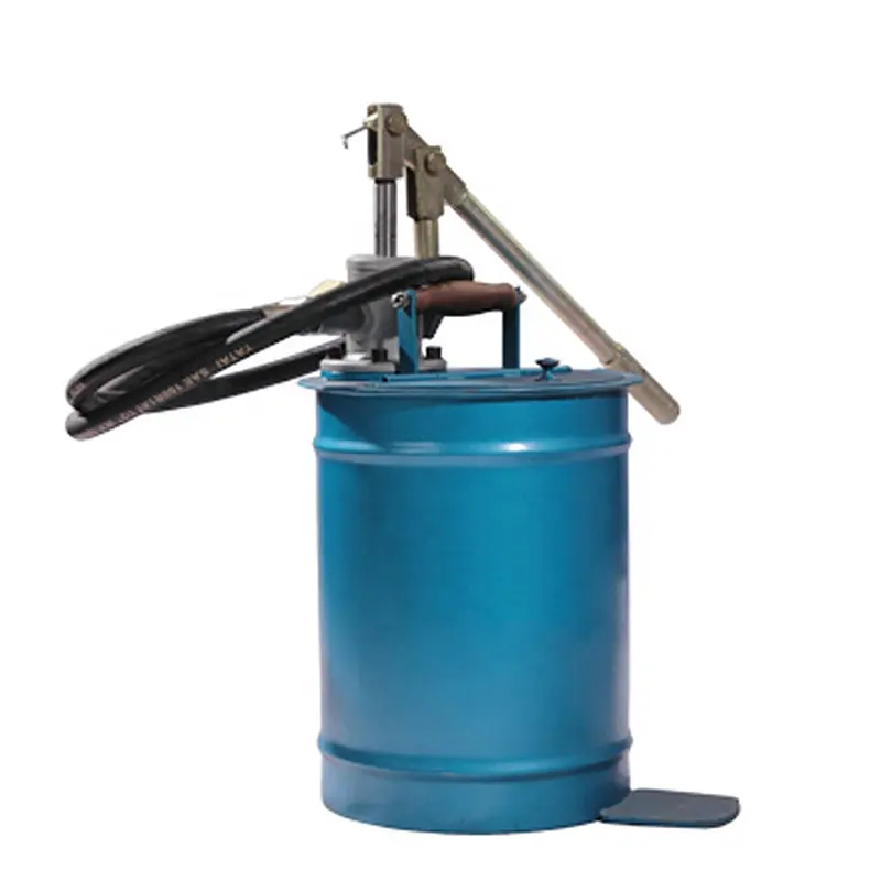 JIANHE Hand bucket drum grease pumps central lubrication system for Manual Hand operated grease pump
