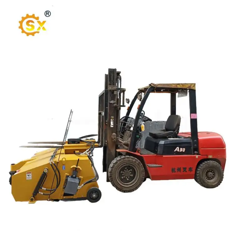 Street Sweeper Forklift Mounted Road Sweeper With Bucket Forklift Mounted Road Sweeper