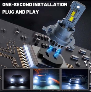 Doğrudan tak ve çalıştır A10 araba Led başkanı işık H7 Led Canbus 72 watt Autos Led arabalar Led yüksek kaliteli lambalar - Product Image 3