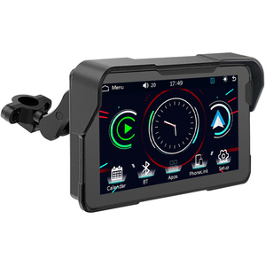 אוניברסלי carplay אלחוטית <span class=keywords><strong>5</strong></span> אינץ 'אופנוע מסך מגע אופנוע מנוע gps ניווט שחקן אוטומטי אנדרואיד