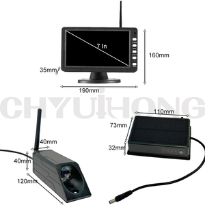 7 Inch 720P <strong>Wireless</strong> Forklift Monitoring <strong>System</strong> Backup/<strong>Reverse</strong> Camera with Waterproof Laser Positioned IP68 1-Year Warranty - Product Image 4