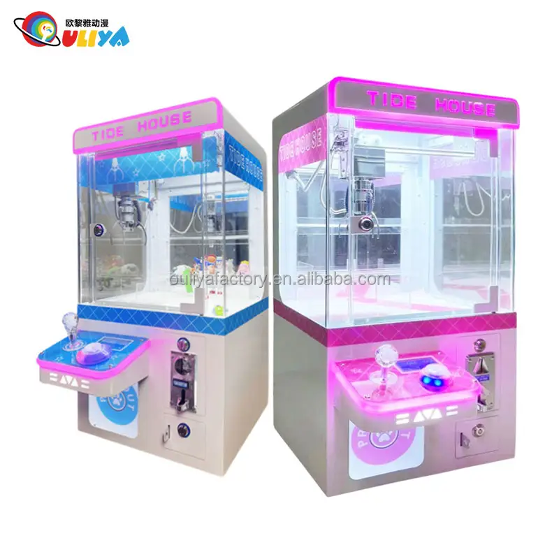 OULIYA New Arrival Candy Claw Machine Mini Good Profit Mini Claw Machine with Credit Card Reader for Entertainment Center