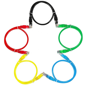 Lan yama RJ45 Ethernet ağ kablosu gri özel kırmızı mavi STP UTP Cat5 Cat5e Cat6 Cat7 1M 3m 5M 10M Internet bağlantısı CE RHOS - Product Image 4