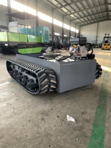 Yeni tasarımcı tam özelleştirme paletli araç şasi kauçuk elektrikli uzaktan kumanda paletli şasi - Product Image 4