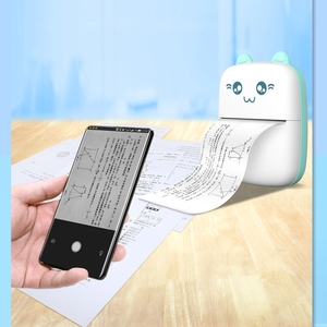 C9 taşınabilir termal yazıcı fotoğraf yazıcı kablosuz termal Mini etiket baskı öğrenci yanlış soru yazıcı - Product Image 6